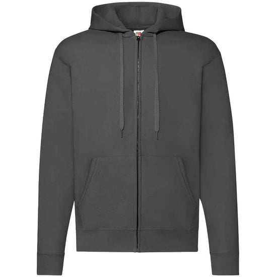 Fruit of the Loom - "Classic" Hoodie mit durchgehendem Reißverschluss für Herren/Damen Unisex (Hellgrau) - Image 1