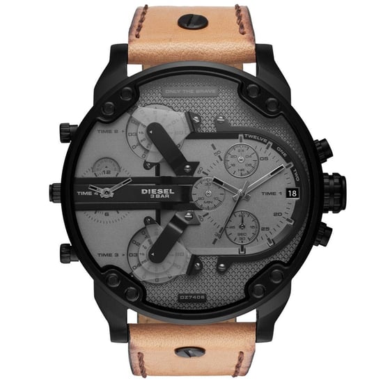 Diesel DZ7406 Mr. Daddy 2.0 Chronograph Brown Leather Men's Watch