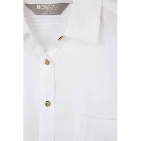 Mountain Warehouse Womens/Ladies Coconut Short-Sleeved Shirt (White)