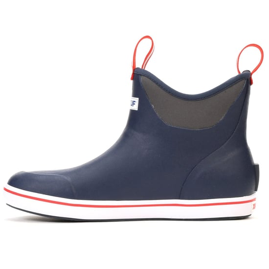 Xtratuf Ankle Deck Gummistiefel Navy/Rot Wellington Boots - Image 5
