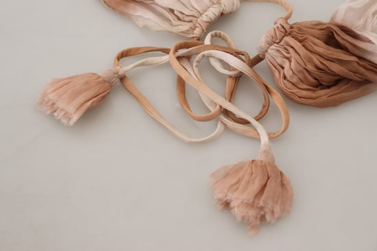 Ermanno Scervino Mehrfarbiger Seidentuch-Wickelschal Damen-Schal - Image 2