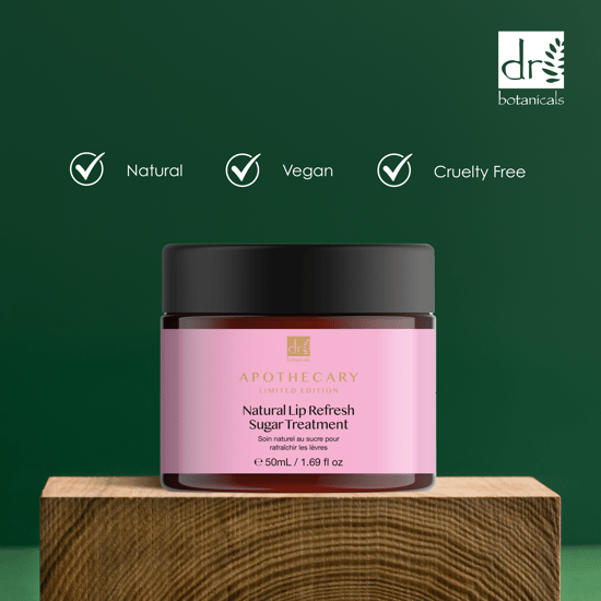 Dr Botanicals Natural Lip Refresh Sugar Treatment 50ml - Image 4