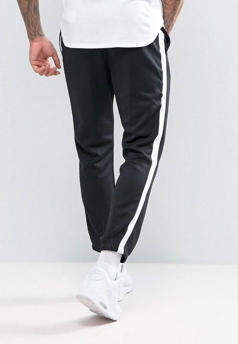 Nike Herren Tribute Kapuzen-Trainingsanzug in Schwarz - Image 5