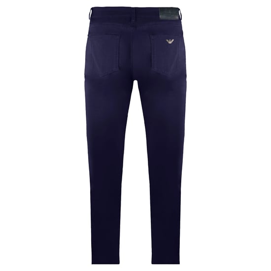 Emporio Armani Slim Fit Herren Navy Chino Hosen - Image 2