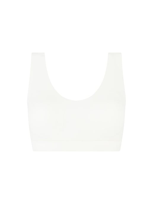 SoftStretch V-Neck Jersey Crop Top
