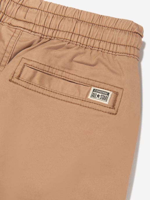 Converse Jungen Lifestyle gewebte Cargo-Jogger in Braun - Image 4