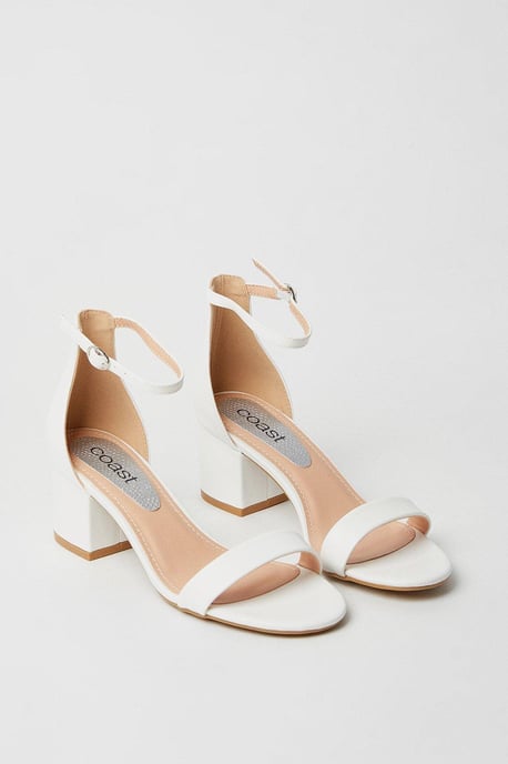 Thelma Ankle Strap Medium Block Heeled Sandals - Image 3