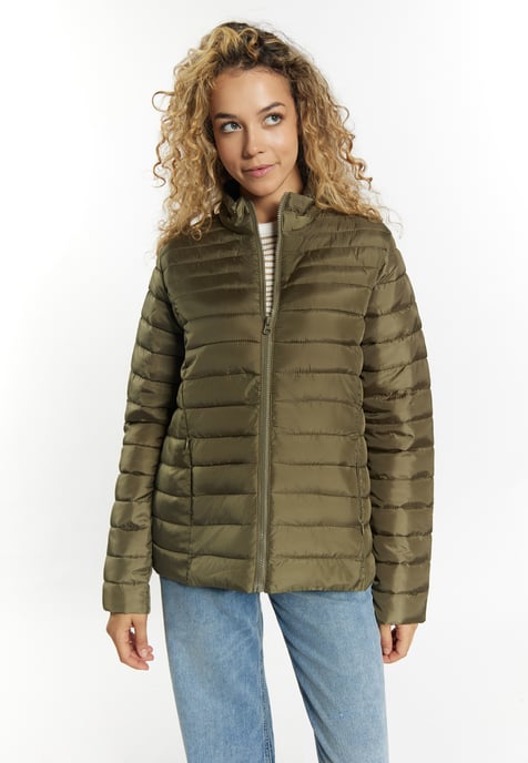 Mymo Leicht wattierte Jacke Damen militärisch oliv - Image 3