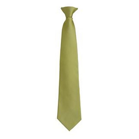 Premier Mens Fashion "Farben" Arbeit Clip auf Krawatte (Gras) - Image 1