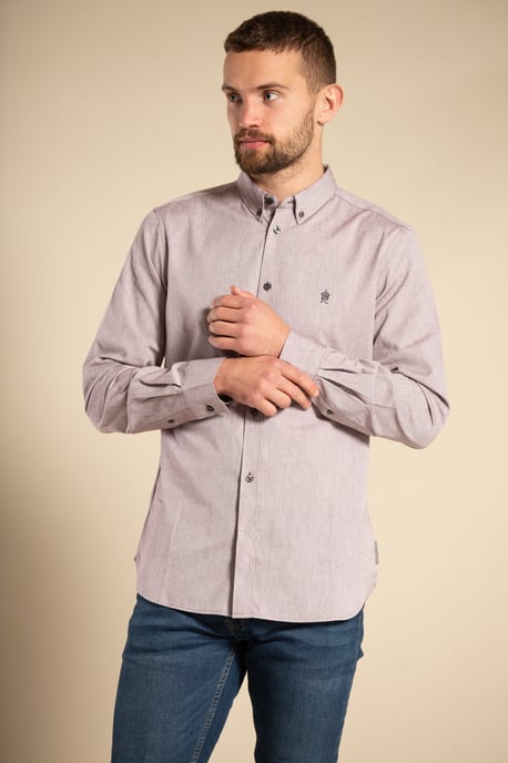 2 Pack Cotton Long Sleeve Oxford Shirt