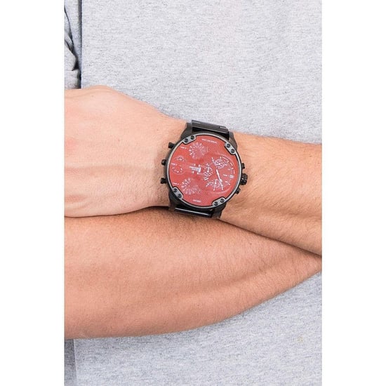 Diesel DZ7395 Mr Daddy 2.0 Black Stainless Steel Men's Watch