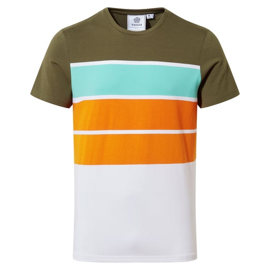 Whitwick Mens T-Shirt Khaki - Image 5