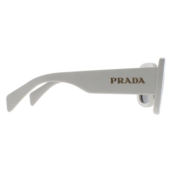 Prada Oval Womens Talc Dark Grey PRA08S