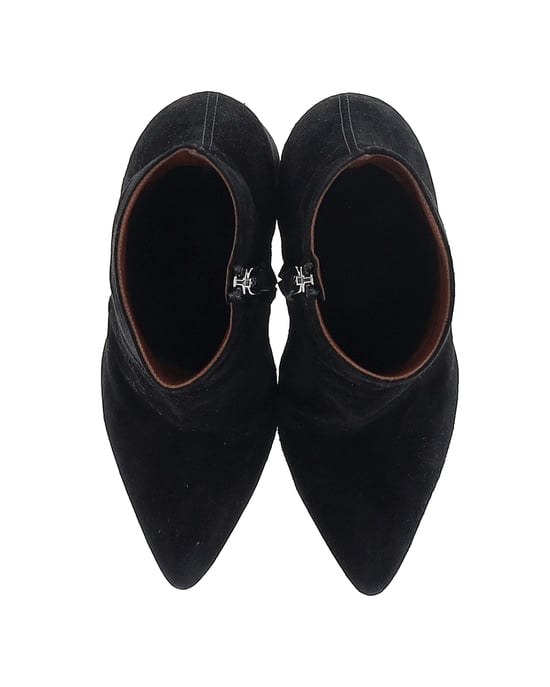 Proenza Schouler Blockabsatz-Plattformstiefel aus schwarzem Wildleder - Image 5