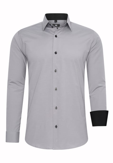 Rusty Neal Overhemd Slim Fit Grau - Image 1