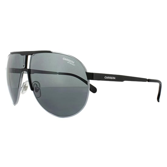 Carrera Aviator Unisex Ruthenium Matt Schwarz Grau Blau Sonnenbrille - Image 2
