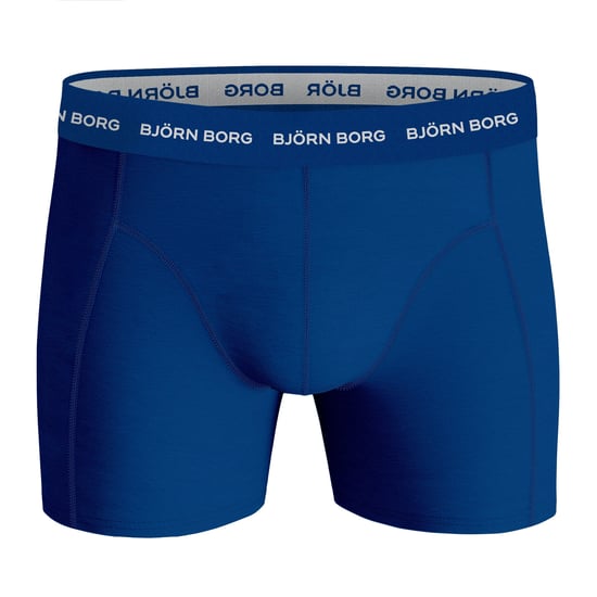 Björn Borg - 5 Paar Herren Boxer Shorts | Baumwoll-Stretch Boxershorts Unterwäsche - Blau / Rot - Image 2