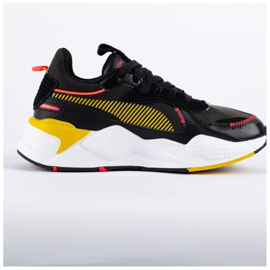 Puma RS-X Proto Black Sulfur Low Lace Up Damen-Laufschuhe 369912 03 - Image 4