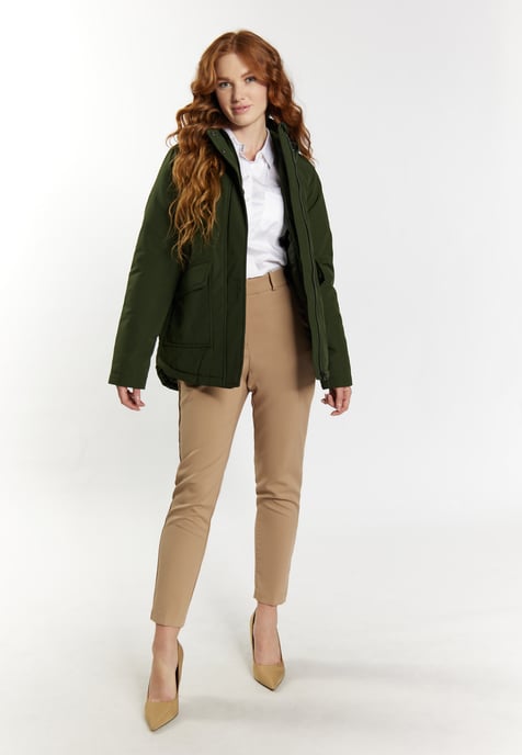 Dreimaster Arctic Winterjacke Damen dunkelgrün - Image 2