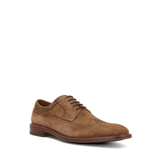 Dune Superior Wildleder Herren Braune Brogues-Schuhe - Image 2