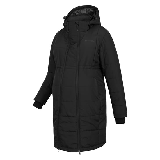 Mountain Warehouse Womens/Ladies Amethyst Long Maternity Padded Jacket (Schwarz) - Image 3