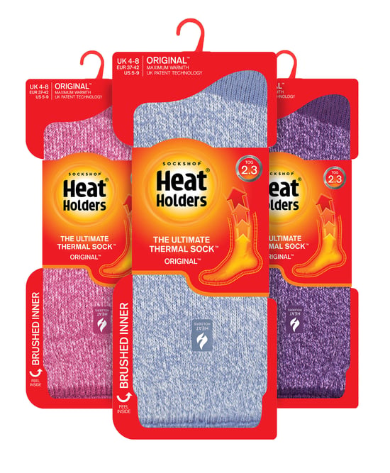 HEAT HOLDERS - 3er Pack Multipack Damen Isolierte Thermosocken für den Winter - Prag - Image 2