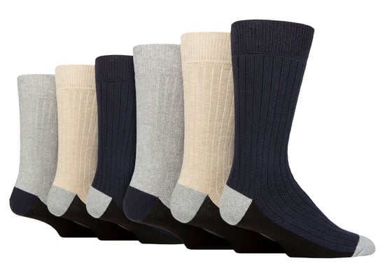 6er-Pack Herren-Stiefelsocken | Wildfeet | Baumwollsocken zum Wandern, Spazierengehen & Laufen - Multi - Image 1
