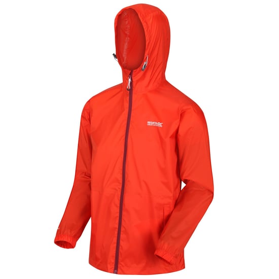 Regatta Mens Pack It III Waterproof Jacket (Burnt Salmon)