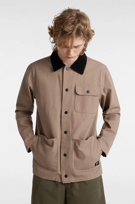 VANS Herren Drill Chore Jacke in Military Khaki - Image 4