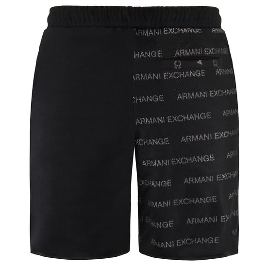 Armani Exchange Herren Schwarz/Grau Shorts - Image 2