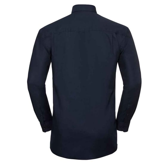 Russell Collection - Formelles Hemd für Herren Langärmlig (Leuchtend Navy-Blau) - Image 2