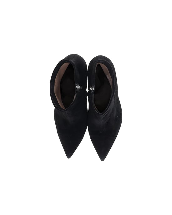 Gianvito Rossi Spitzerzehen-Stiefeletten aus schwarzem Wildleder - Image 6