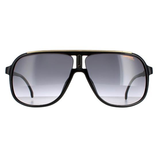 Carrera Aviator Mens Black Gold Dark Grey Gradient 1047/S