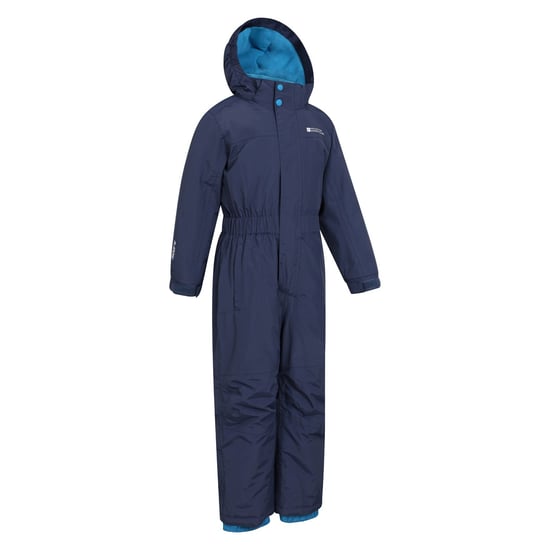 Mountain Warehouse Childrens/Kids Cloud All In One Waterproof Snowsuit (Navy)
