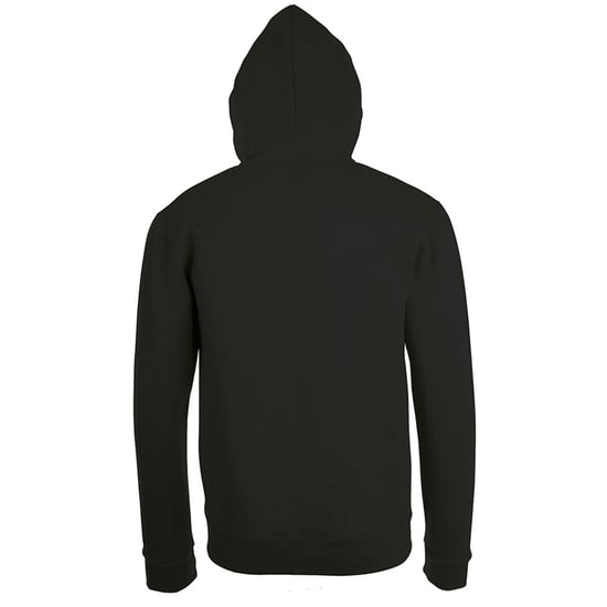 SOLS Herren Stone Zip Up Plain Hoodie (Schwarz) - Image 2
