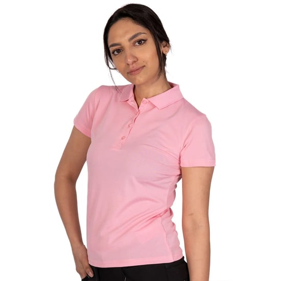 Island Green - "Classic" Poloshirt für Damen - Emblem (Bonbonrosa) - Image 3