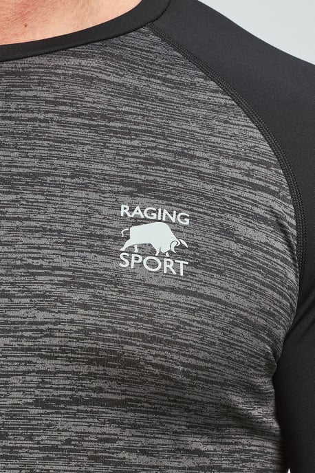Big & Tall Performance Long Sleeve Tee - Black