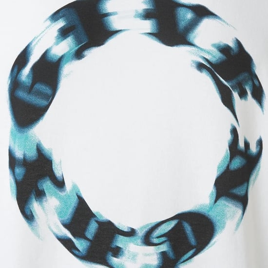 ubergroses weises T-Shirt mit rundem Logo von Givenchy - Image 3