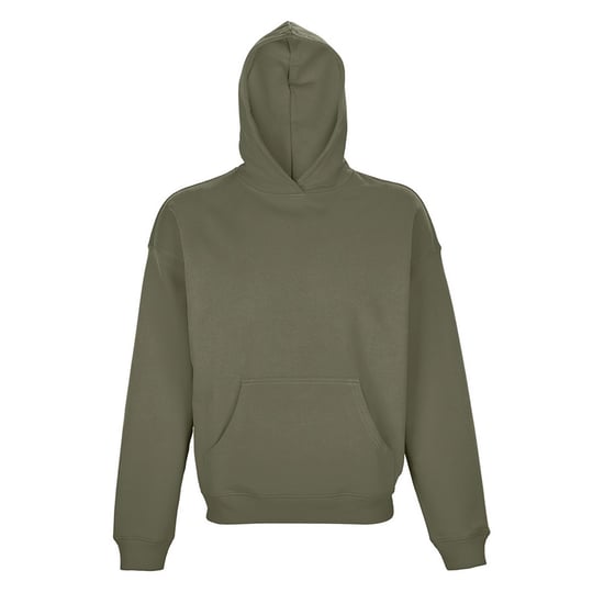 SOLS Unisex-Erwachsene Connor Bio-Kapuzenpullover in Übergröße (Khaki) - Image 1