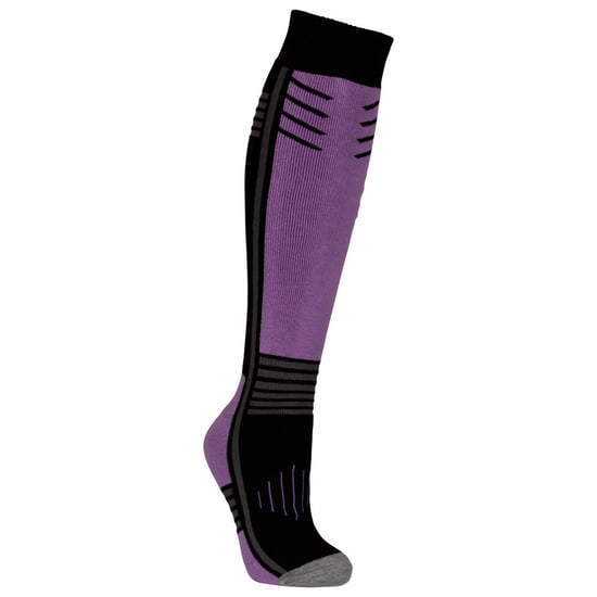 Trespass - "Icy" Skisocken für Herren/Damen Unisex (Schwarz/Violett) - Image 1