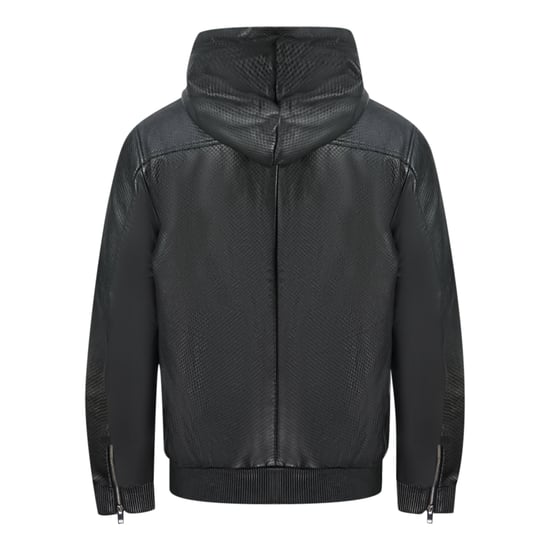 Diesel L-Rooney Black Leather Jacket - Image 2