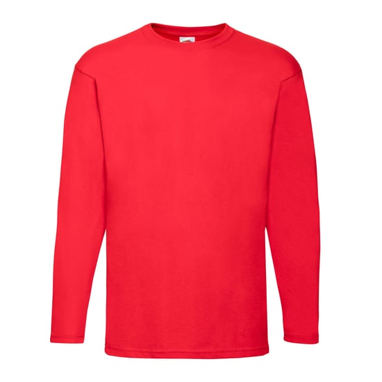 Fruit of the Loom - "Valueweight" T-Shirt für Herren/Damen Unisex Langärmlig (Rot) - Image 1