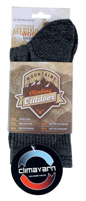 COMODO - Outdoor-Performance Merinowoll-Schnelltrocknende Leichte Socken - Image 2
