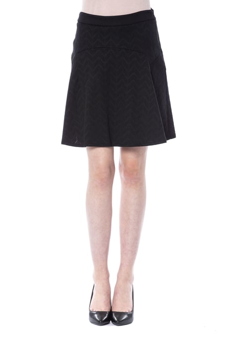 BYBLOS Women's Black Polyester Skirt