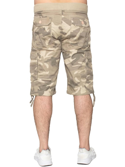 Enzo | Herren Cargo Combat Camo Shorts - Image 2