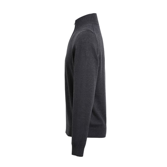 Premier Mens Zip Neck Sweatshirt (Charcoal)