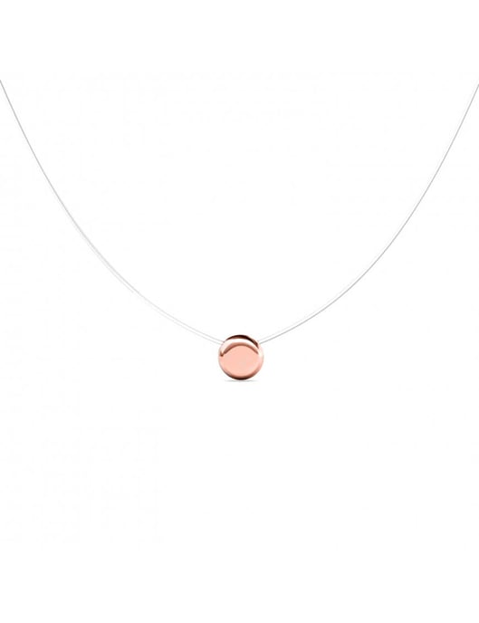 Mond-Halskette - Rose Gold und Kristall - Image 5