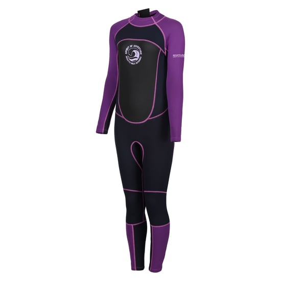 Regatta - Neoprenanzug 3 mm Dicke für Damen (Marineblau/Orchideen-Lila) - Image 3