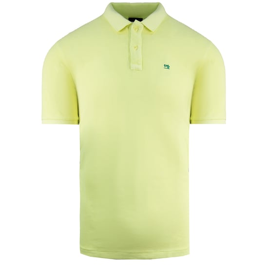 Scotch & Soda Short Sleeve Cotton Mens Yellow Polo Shirt 142734 0244