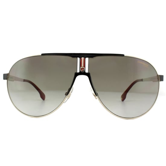 Carrera Aviator Unisex Gold Schwarz Braun Gradient Sonnenbrille - Image 1